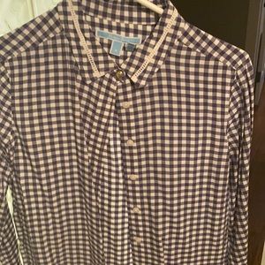 Draper James button down gingham check